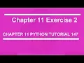 chapter 11 exercise 2 Python tutorial 147