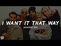 Download Lagu Backstreet Boys - I Want It That Way (Lyrics)