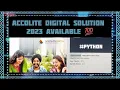 Accolite Digital Solution All Campus Solution Drive Accolite 2023 Python Codes