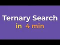 Ternary Search in 4 min Python