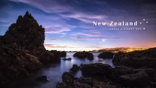 New Zealand Under A Starry Sky