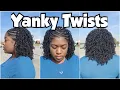 Flat Twists Crochet Yanky Twists curly mini twists Protective Hairstyle