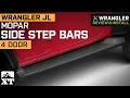 Jeep Wrangler JL Mopar Side Step Bars 2018-2019 4 Door Review Install