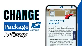 How to Change Delivery Address for a Shipped USPS Package Package Intercept 2026
