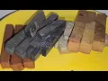Lagu @madihafarhat_16 MIX COLOUR💥 SLATE BARS ❤️🖤🤍💛 3 EACH WET SCRAPING VIDEO✨️😍|| SOFT SCRAPING ASMR🫠
