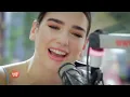 Dua Lipa performs "Blow Your Mind" LIVE on Wish 107.5 Bus