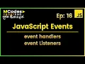JavaScript Events Event Handlers Event Listeners Explained in Sinhala
