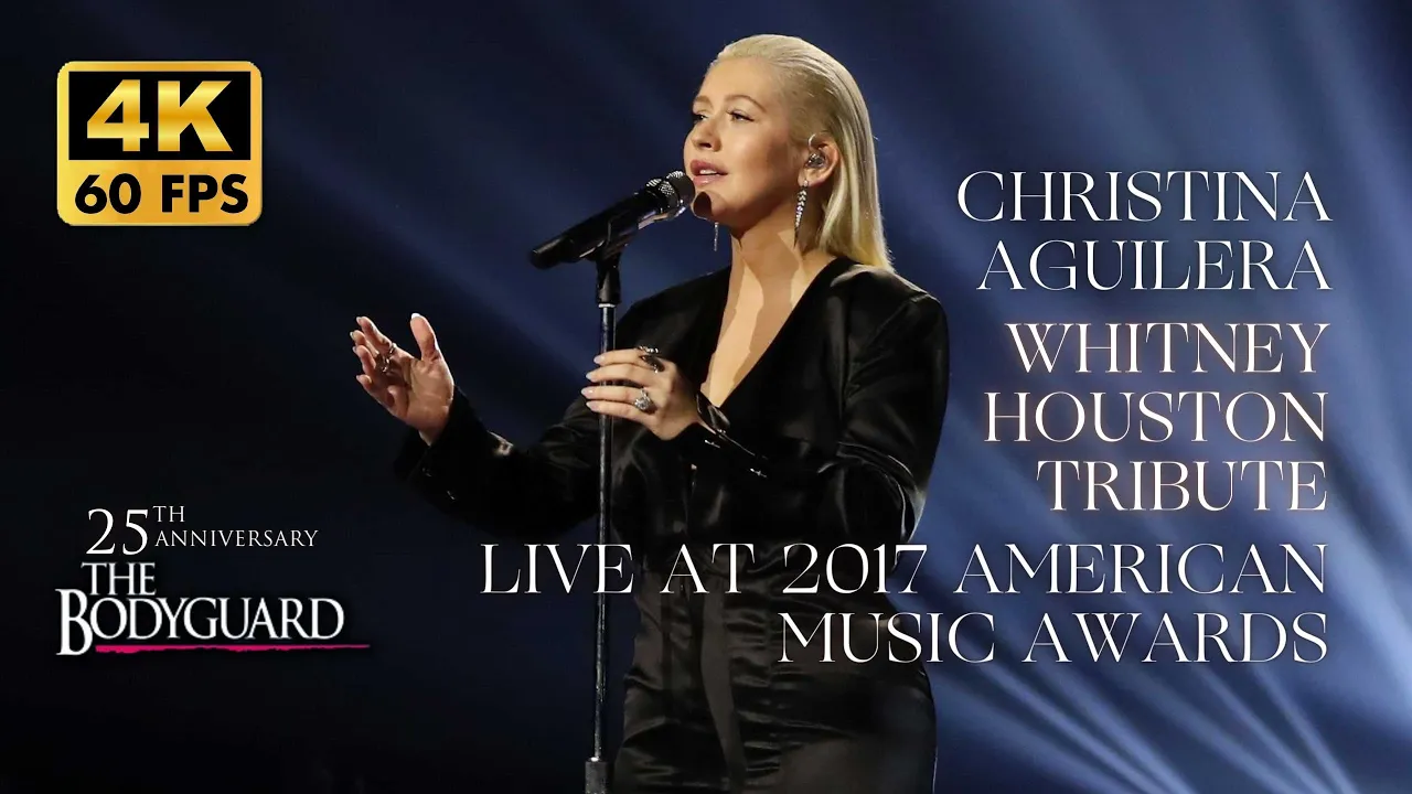 [Full] Christina Aguilera - Whitney Houston Tribute (Live at 2017 American Music Awards) [4K]