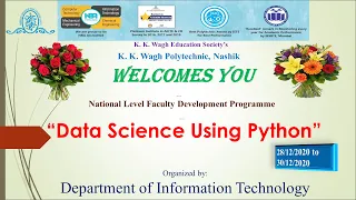 FDP on Data Science using Python-Day01