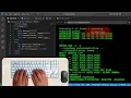 ASMR Coding-Pretend Hacker Javascript - No Talking