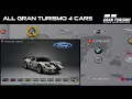 ALL the 721 CARS from Gran Turismo 4 PAL Version (feat the beautiful OST)