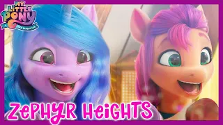 my little pony a new generation welcome to zephyr heights home of the pegasi pony movie mlp g5