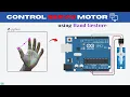 Hand gesture controlled servo motor using opencv and arduino python opencv project