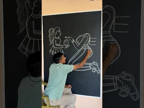 Mother and daughter drawing tutorial || #motherlove #art #drawing #viralart