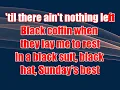 Paul Cauthen - Black on Black (karaoke) (by request)