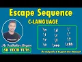 Escape Sequences C Language C Programming