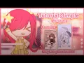 Tutorial Simple Wallpaper ibisPaint X Tutorial Gacha Tutorial