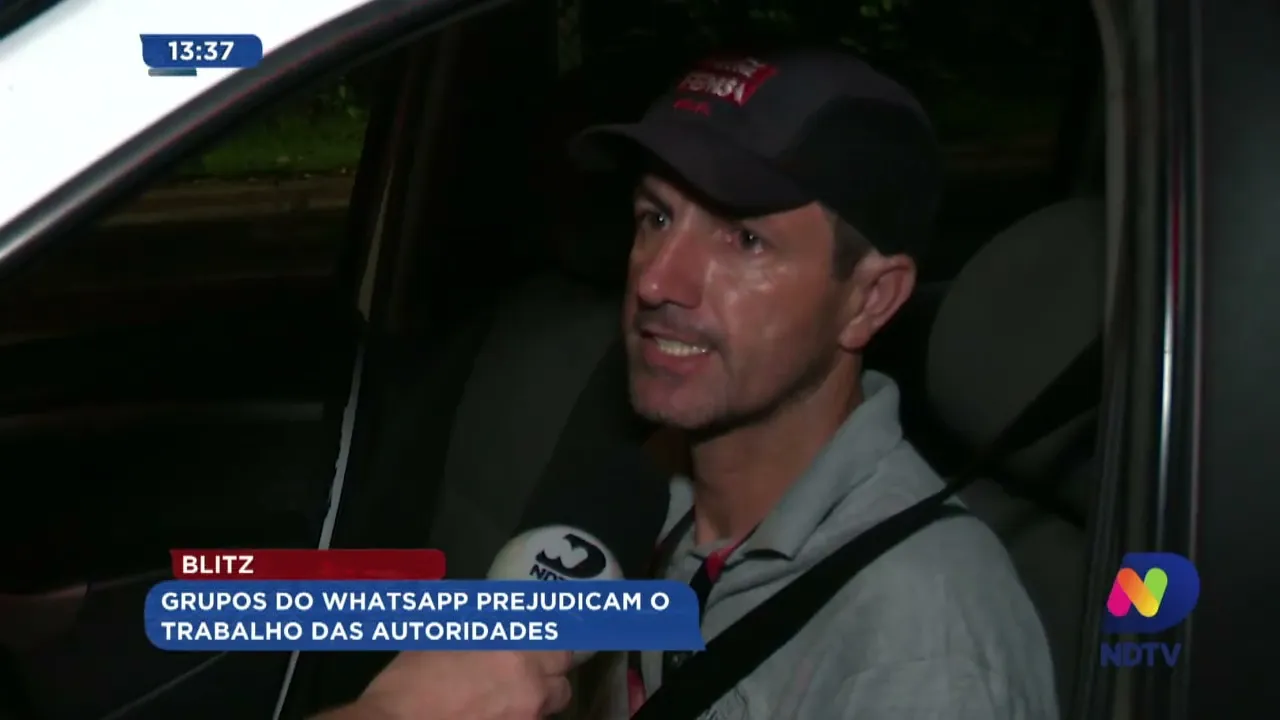 Blitz: grupos do whatsapp prejudicam o trabalho das autoridades
