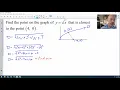 Optimization distance to a graph