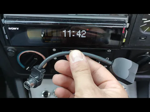 Download MP3 SONY CDX-M600R radio, how to connect Bluetooth receiver via unilink adapter.