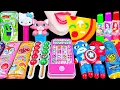 Download Lagu ASMR RAINBOW CANDY 토이 캔디 먹방🍕Kitty iPhone Candy, Big Pizza Jelly, Lipstick Candy EATING MUKBANG