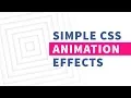Simple CSS Animation Effects Neumorphism