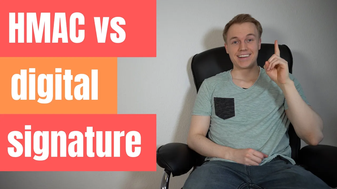 HMAC vs digital signature
