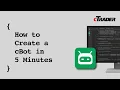 How to Create a cBot in cTrader in 5 Minutes