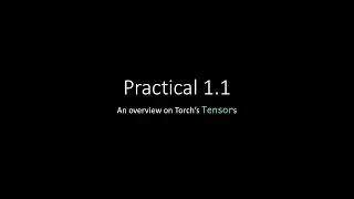Practical 1 1 - Torch
