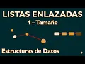 LISTAS ENLAZADAS 4 - Tamano Estructuras de Datos PYTHON