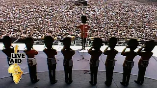 Regimental Band of the Coldstream Guards - Royal Salute (Live Aid 1985) (Restored Version)