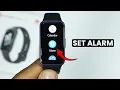 How to Set Alarm in Huawei band 10 - Alarm Settings