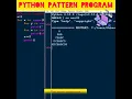 53 To Print Alphabet Pattern Program In Python Computer Programming