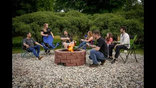 What size smokeless fire ring pit should I get for my backyard