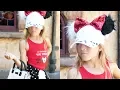 DIY 101 Dalmation Mickey Ears Disneyland Villain Cruella De-Ville Bounding with the Cricut