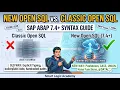 New Open SQL vs Classic Open SQL in SAP ABAP 7 4 Syntax Guide