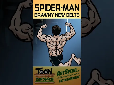 Spider-Man's ripped... his web - TOON SANDWICH #spiderman #funny #tomholland #marvel #mcu #animation