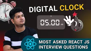 Build a Digital Clock in React JS Real-Time Clock with Core CSS JavaScript