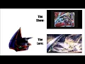 Yugioh Buster Blader The Show vs The Lore meme