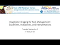 Diagnostic Imaging in Pain Medicine Guidelines Indications and Interpretations