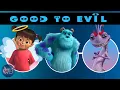 Monsters Inc University Characters Good to Evil