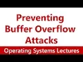 Operating System How to Prevent Buffer Overflow Attacks