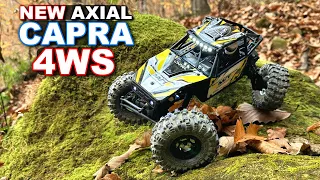 INSANE 4 WHEEL STEERING RC Car - Axial Capra UTB18 Trail Buggy