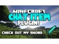 CHAT ITEM Minecraft Plugin Tutorial