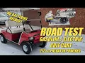 S5 E3 We road test our newest creation gasoline electric 212 cc predator electric golf cart