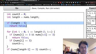 Array2 - haveThree