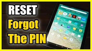 How to RESET if you Forgot PIN or Password on Amazon FIRE 10 Tablet Fast Tutorial