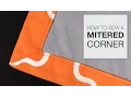 How to Sew a Mitered Corner
