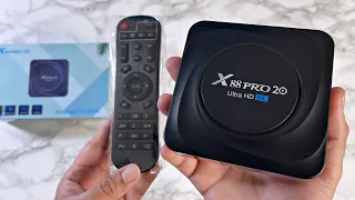 X88 Pro 20 - Full Android 11 TV Box RK3566 8GB RAM 64GB Storage Any Good