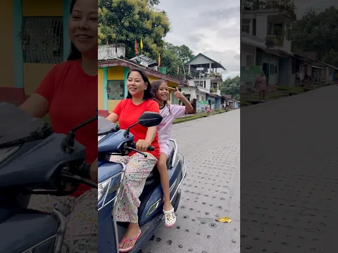 Maa Songe Scooty Te Chorlam #shorts #momandreedishnabangla